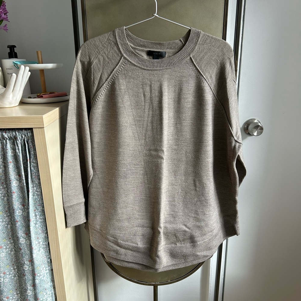 J. Crew boxy wool sweater